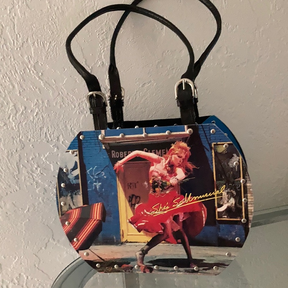 Cyndi Lauper Record Album Purse